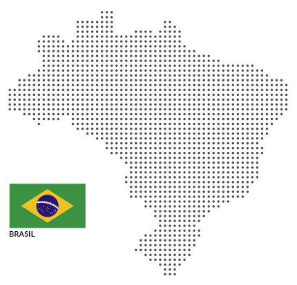 Mapa do Brasil: a Digitalbras atende empresas em todo o país